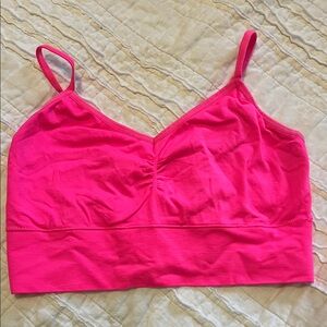 Neon Pink Sports Bra